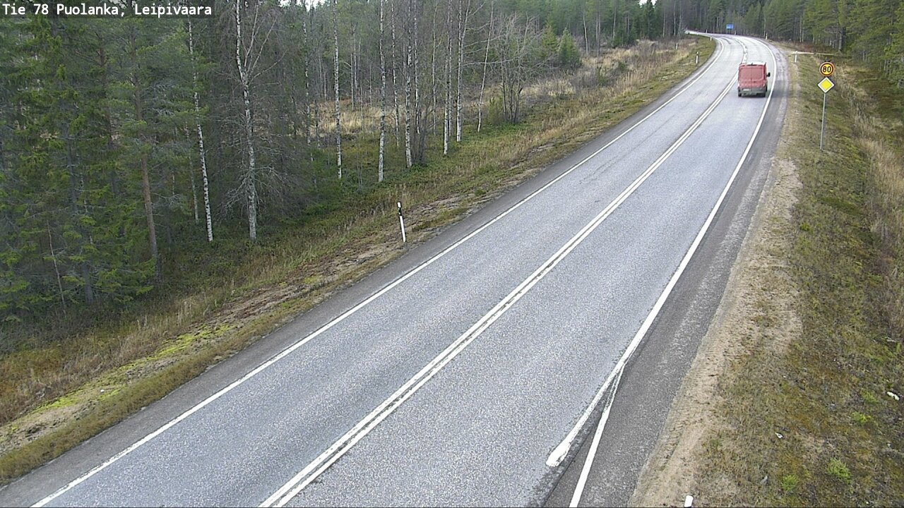 Kelikamerat Kuva Tie 78 Puolanka, Leipivaara, Puolanka, Kainuu