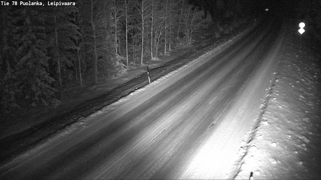 Weather Camera Image Road 78 Puolanka, Leipivaara, Puolanka, Kainuu