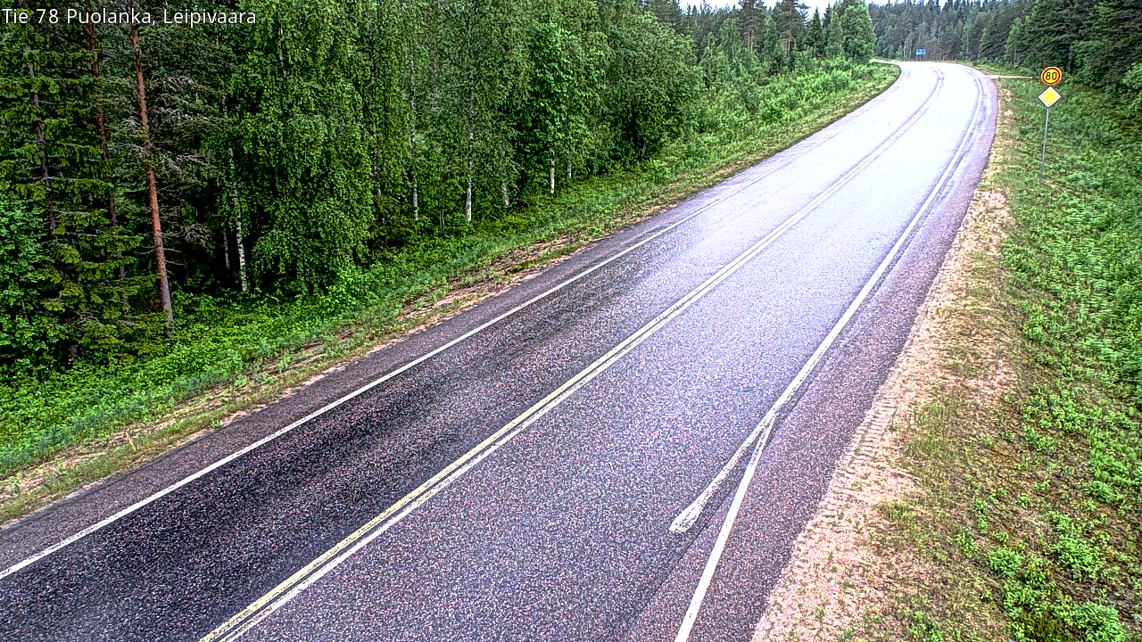 Kelikamerat Kuva Tie 78 Puolanka, Leipivaara, Puolanka, Kainuu