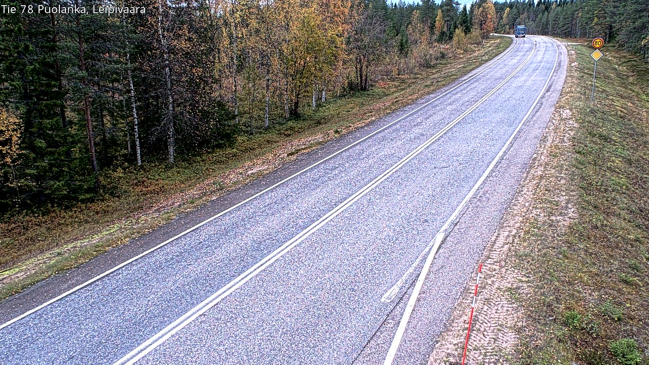 Kelikamerat Kuva Tie 78 Puolanka, Leipivaara, Puolanka, Kainuu