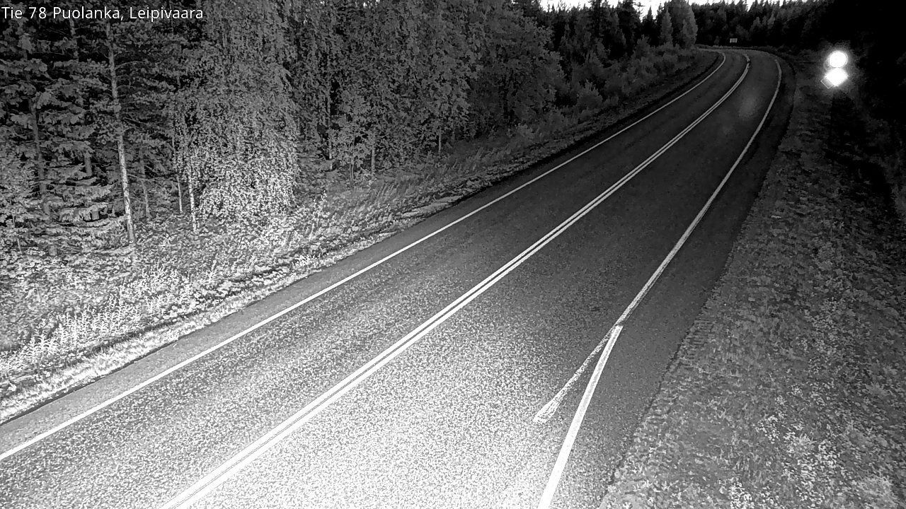 Weather Camera Image Road 78 Puolanka, Leipivaara, Puolanka, Kainuu