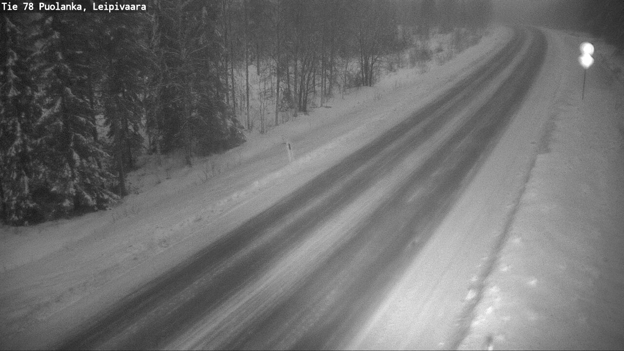 Weather Camera Image Road 78 Puolanka, Leipivaara, Puolanka, Kainuu