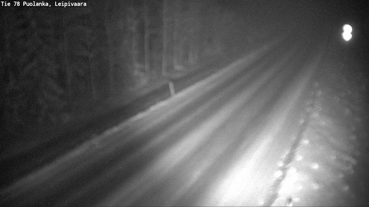 Weather Camera Image Road 78 Puolanka, Leipivaara, Puolanka, Kainuu