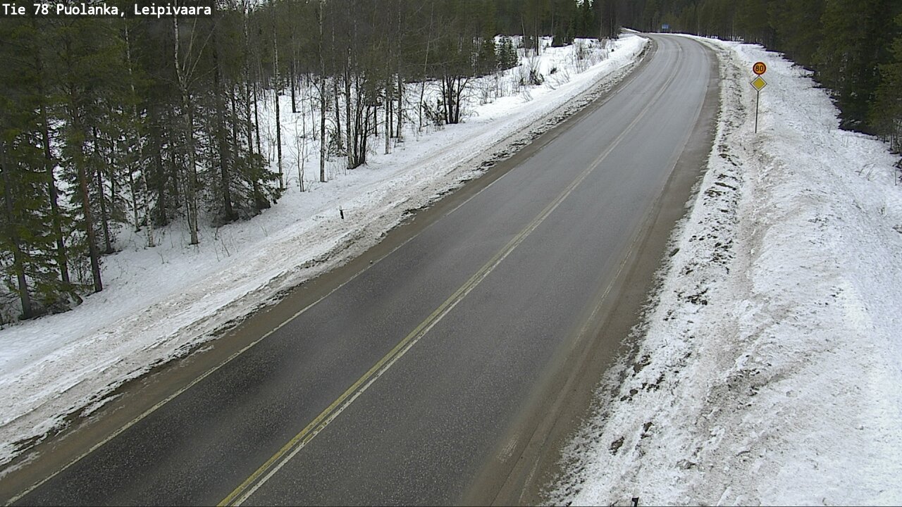 Kelikamerat Kuva Tie 78 Puolanka, Leipivaara, Puolanka, Kainuu