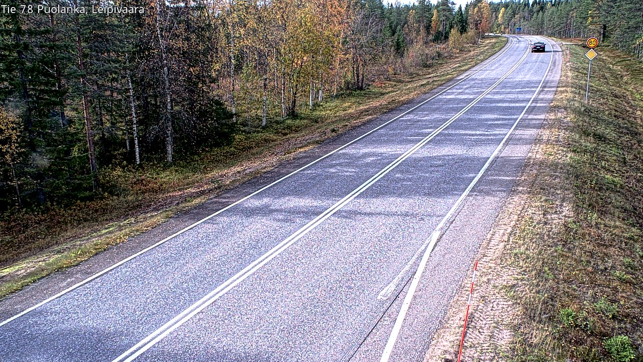 Kelikamerat Kuva Tie 78 Puolanka, Leipivaara, Puolanka, Kainuu