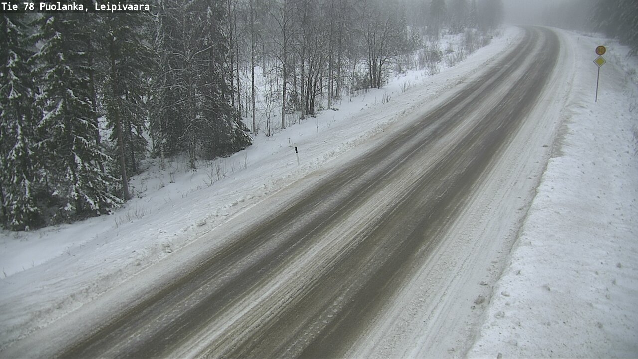 Weather Camera Image Road 78 Puolanka, Leipivaara, Puolanka, Kainuu