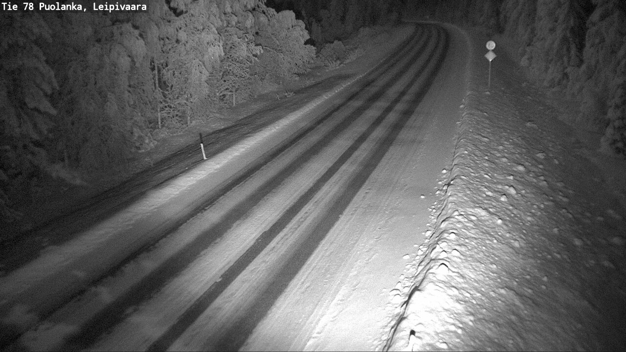 Weather Camera Image Road 78 Puolanka, Leipivaara, Puolanka, Kainuu