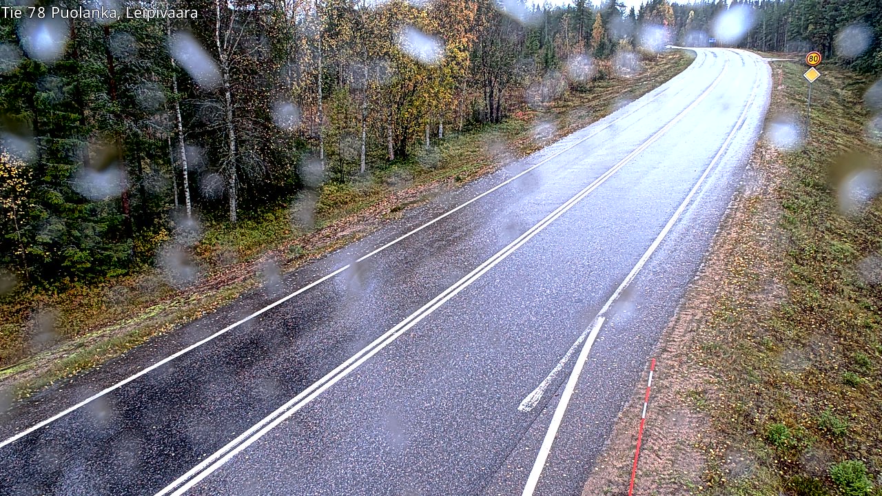 Weather Camera Image Road 78 Puolanka, Leipivaara, Puolanka, Kainuu