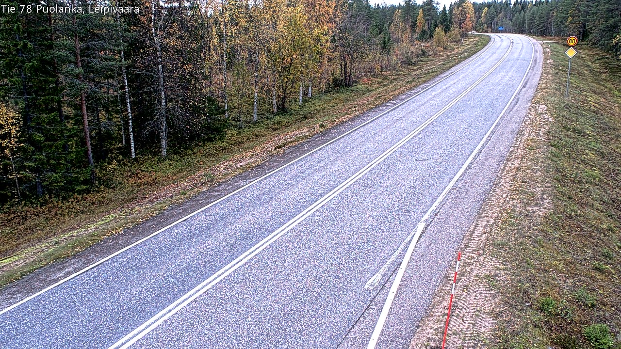 Kelikamerat Kuva Tie 78 Puolanka, Leipivaara, Puolanka, Kainuu