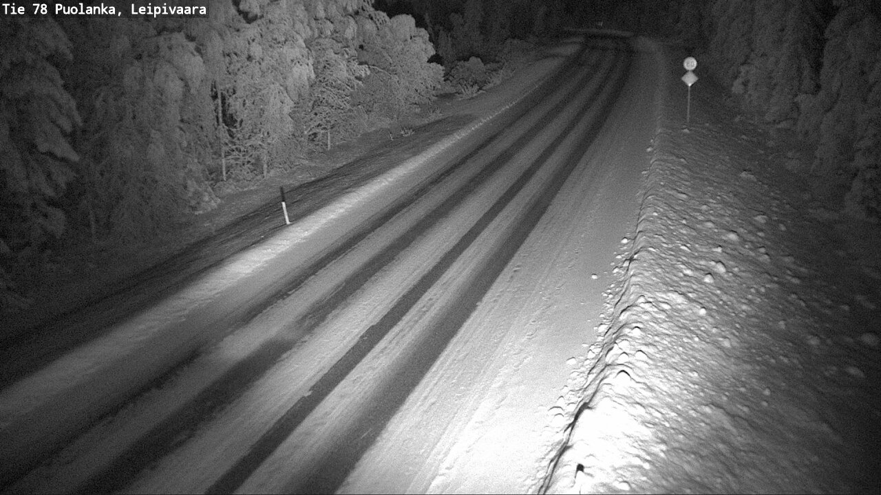 Weather Camera Image Road 78 Puolanka, Leipivaara, Puolanka, Kainuu