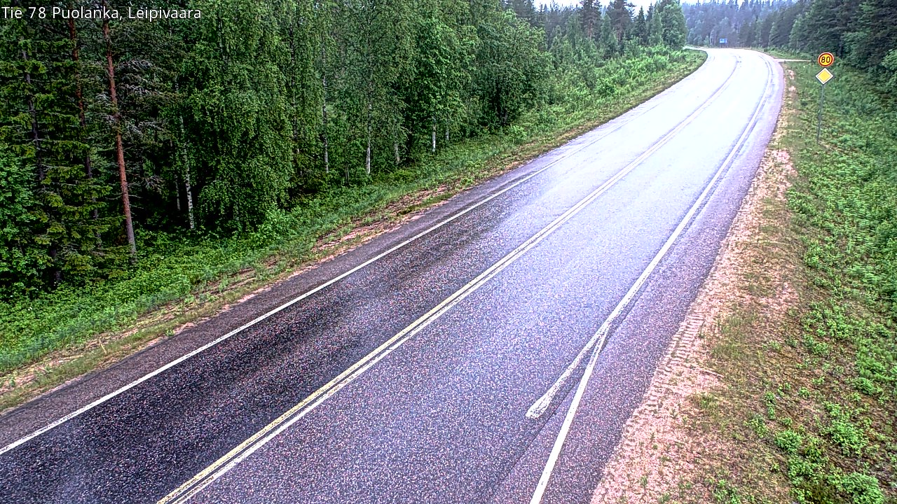 Kelikamerat Kuva Tie 78 Puolanka, Leipivaara, Puolanka, Kainuu