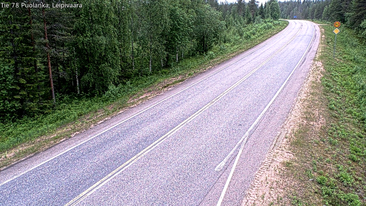 Kelikamerat Kuva Tie 78 Puolanka, Leipivaara, Puolanka, Kainuu