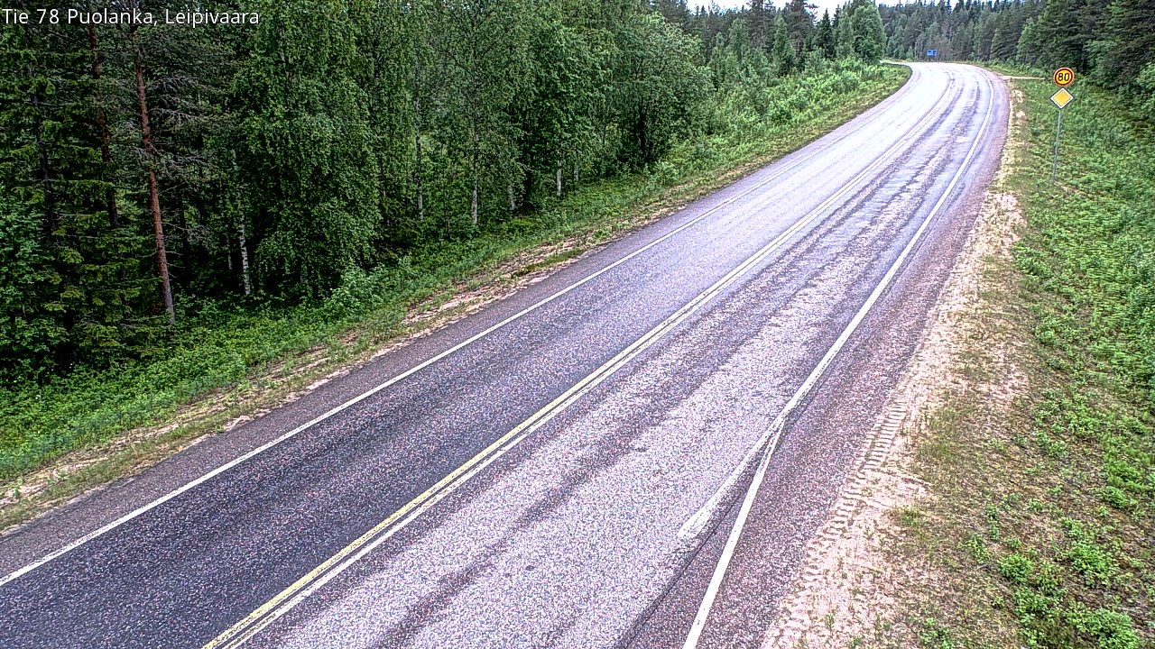 Kelikamerat Kuva Tie 78 Puolanka, Leipivaara, Puolanka, Kainuu