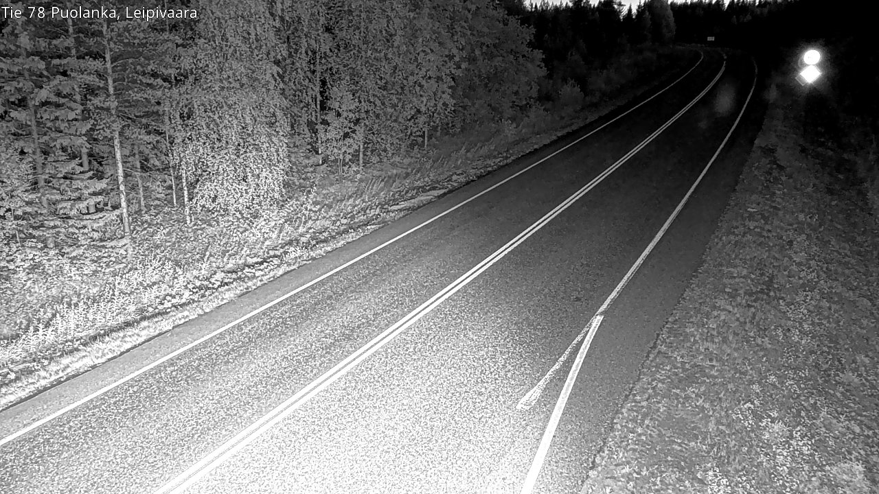 Weather Camera Image Road 78 Puolanka, Leipivaara, Puolanka, Kainuu