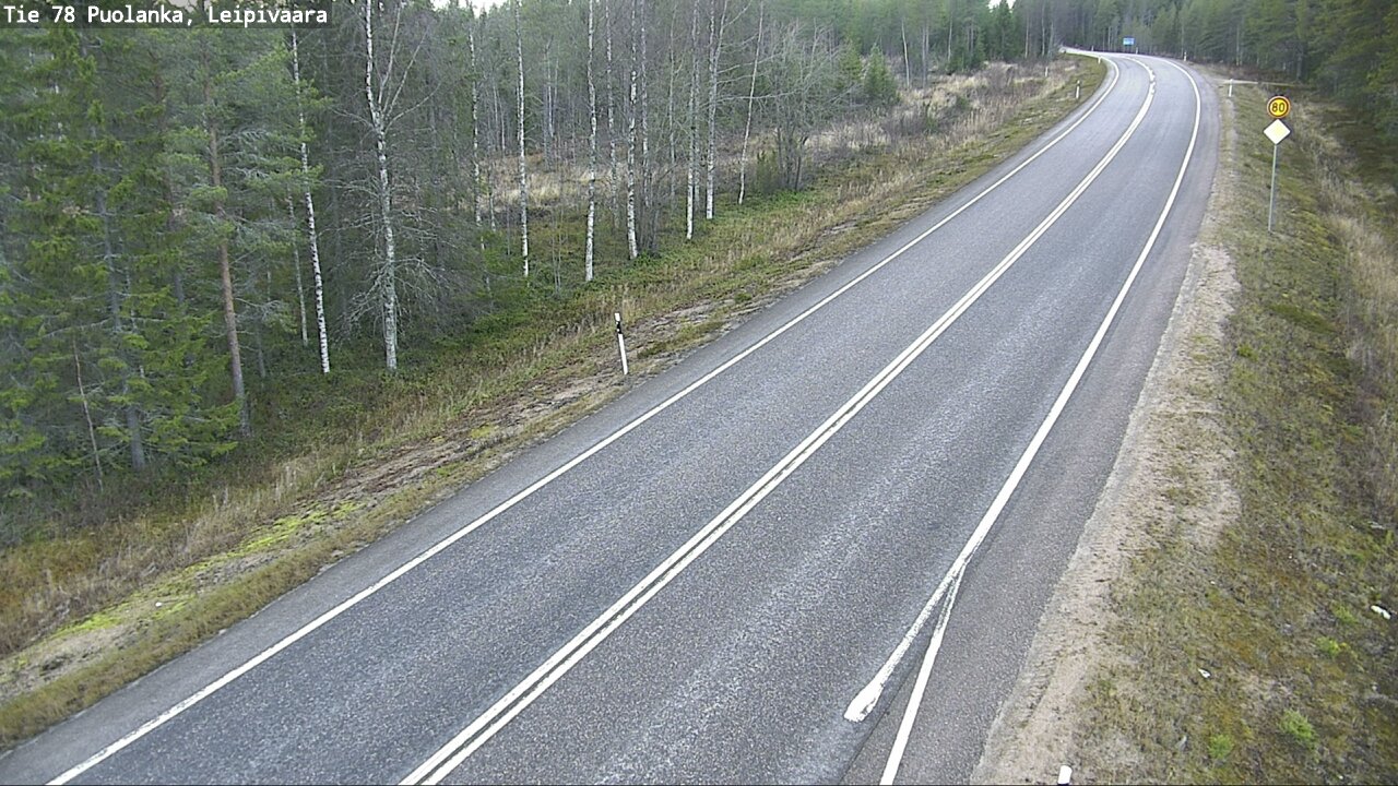 Kelikamerat Kuva Tie 78 Puolanka, Leipivaara, Puolanka, Kainuu