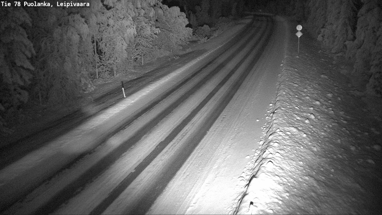 Weather Camera Image Road 78 Puolanka, Leipivaara, Puolanka, Kainuu