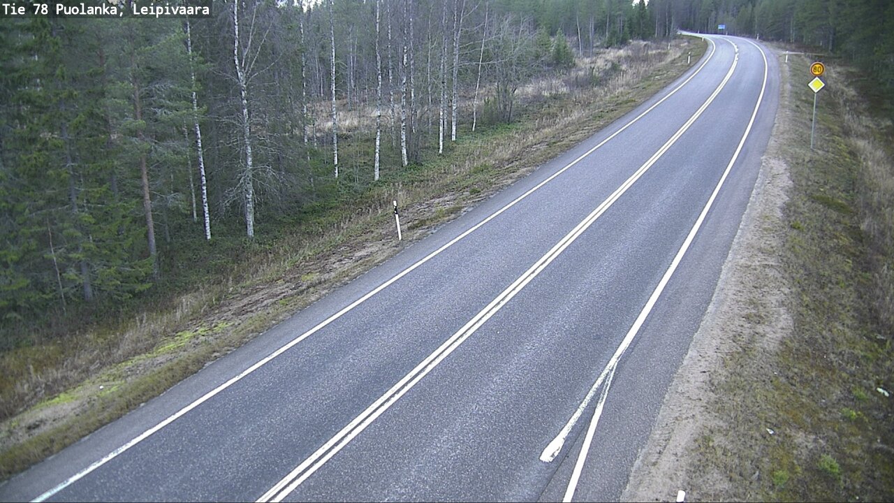 Kelikamerat Kuva Tie 78 Puolanka, Leipivaara, Puolanka, Kainuu