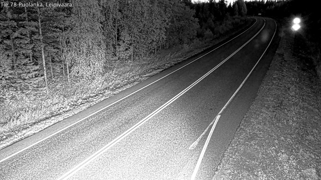 Weather Camera Image Road 78 Puolanka, Leipivaara, Puolanka, Kainuu