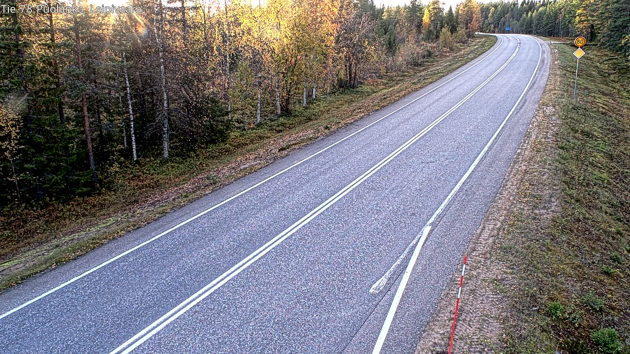 Kelikamerat Kuva Tie 78 Puolanka, Leipivaara, Puolanka, Kainuu