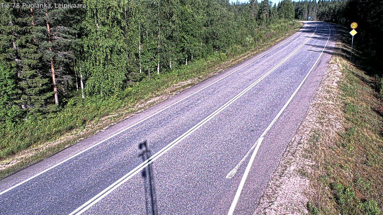 Kelikamerat Kuva Tie 78 Puolanka, Leipivaara, Puolanka, Kainuu