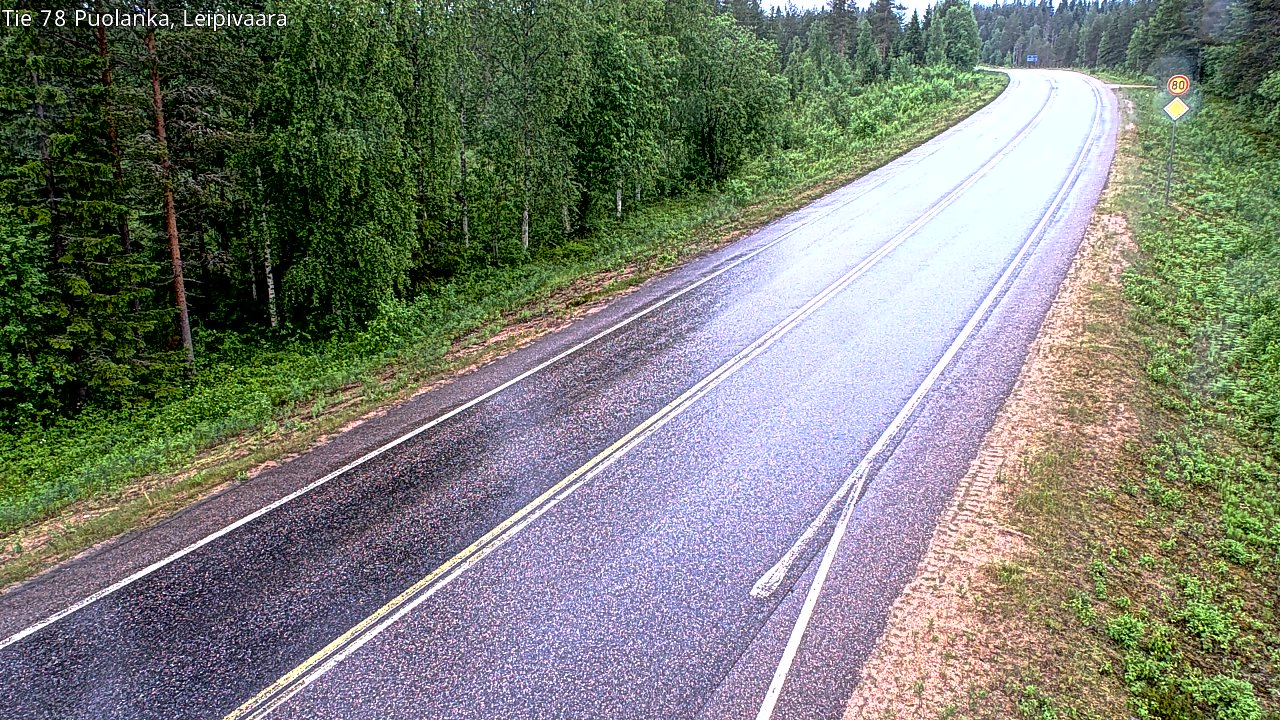 Kelikamerat Kuva Tie 78 Puolanka, Leipivaara, Puolanka, Kainuu