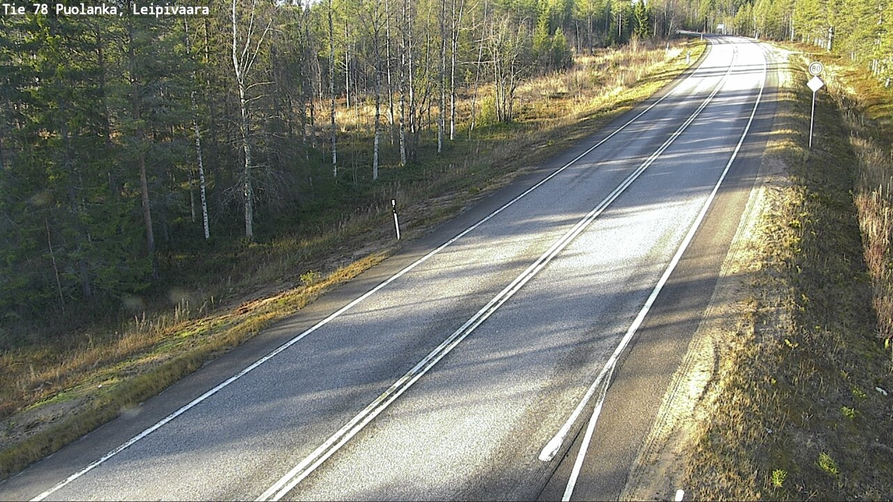 Kelikamerat Kuva Tie 78 Puolanka, Leipivaara, Puolanka, Kainuu