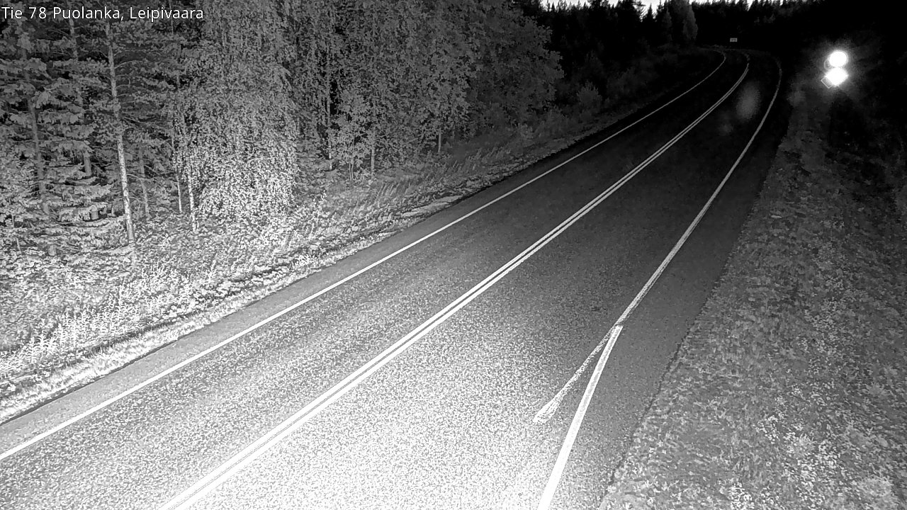Weather Camera Image Road 78 Puolanka, Leipivaara, Puolanka, Kainuu