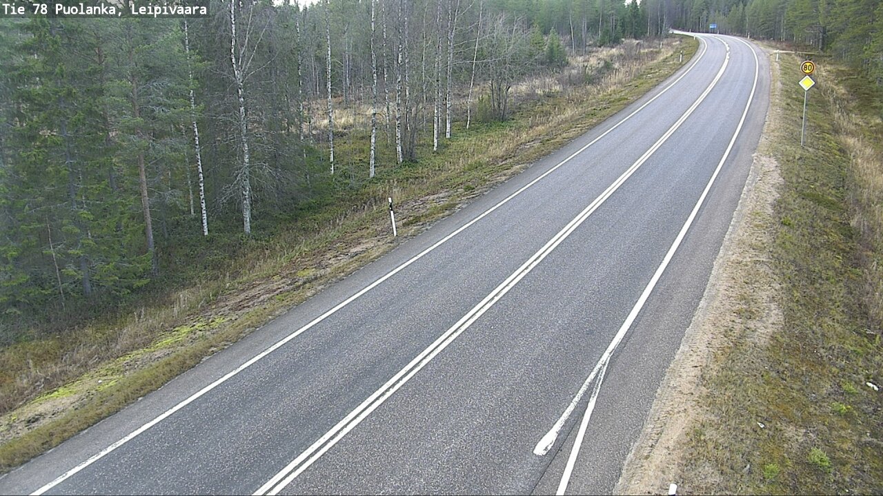 Kelikamerat Kuva Tie 78 Puolanka, Leipivaara, Puolanka, Kainuu