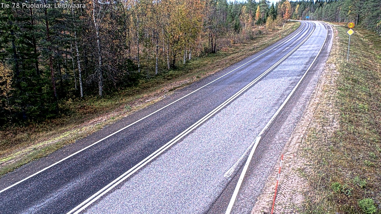 Kelikamerat Kuva Tie 78 Puolanka, Leipivaara, Puolanka, Kainuu