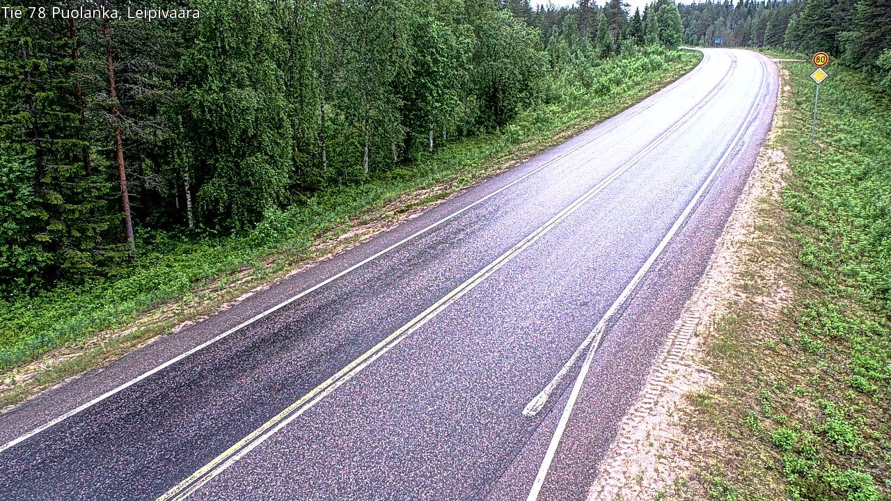 Kelikamerat Kuva Tie 78 Puolanka, Leipivaara, Puolanka, Kainuu