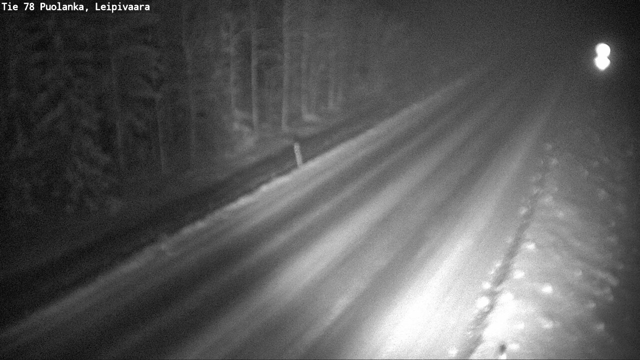 Weather Camera Image Road 78 Puolanka, Leipivaara, Puolanka, Kainuu
