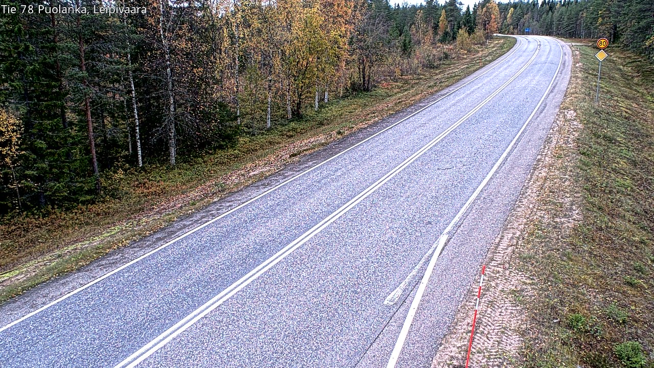 Kelikamerat Kuva Tie 78 Puolanka, Leipivaara, Puolanka, Kainuu