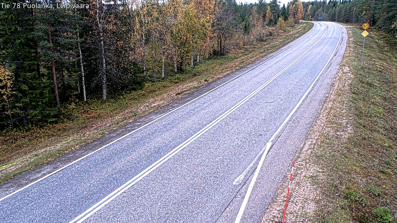 Kelikamerat Kuva Tie 78 Puolanka, Leipivaara, Puolanka, Kainuu
