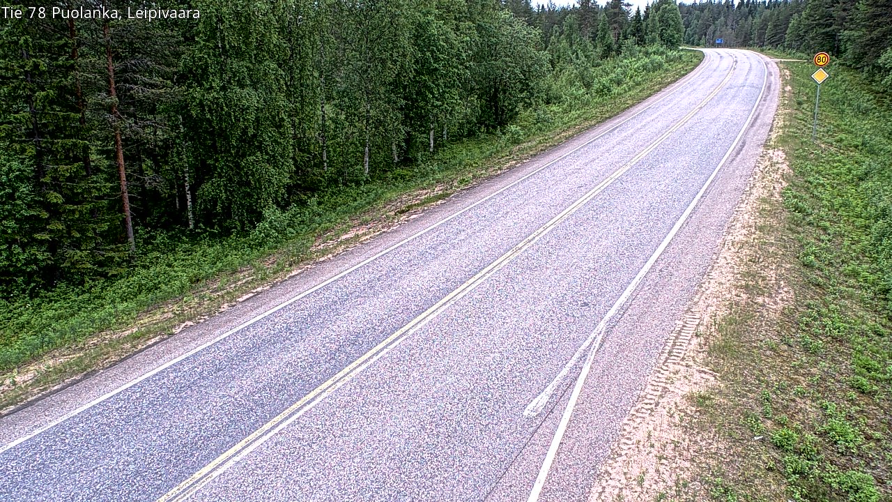 Kelikamerat Kuva Tie 78 Puolanka, Leipivaara, Puolanka, Kainuu