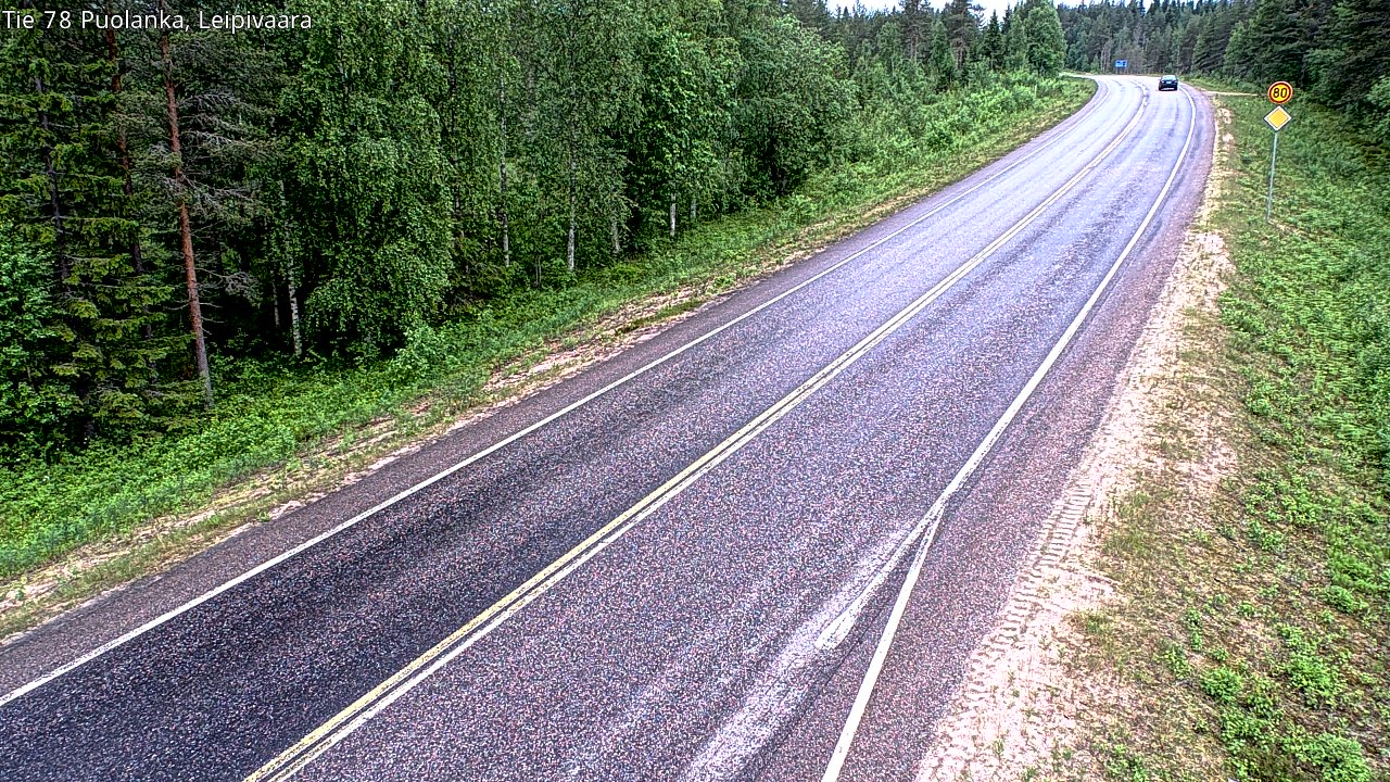 Kelikamerat Kuva Tie 78 Puolanka, Leipivaara, Puolanka, Kainuu