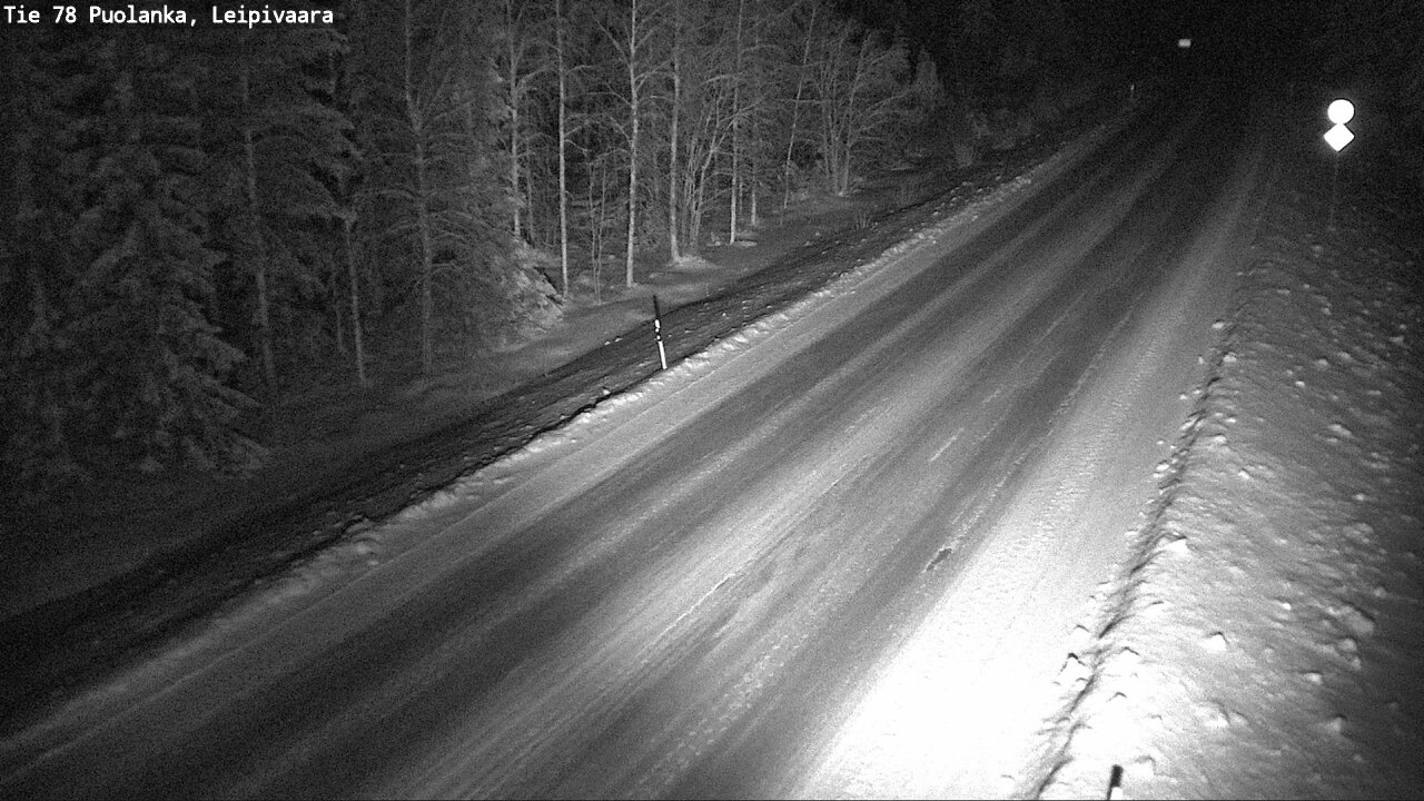 Weather Camera Image Road 78 Puolanka, Leipivaara, Puolanka, Kainuu