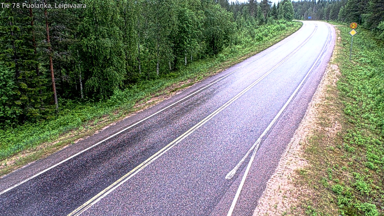 Kelikamerat Kuva Tie 78 Puolanka, Leipivaara, Puolanka, Kainuu