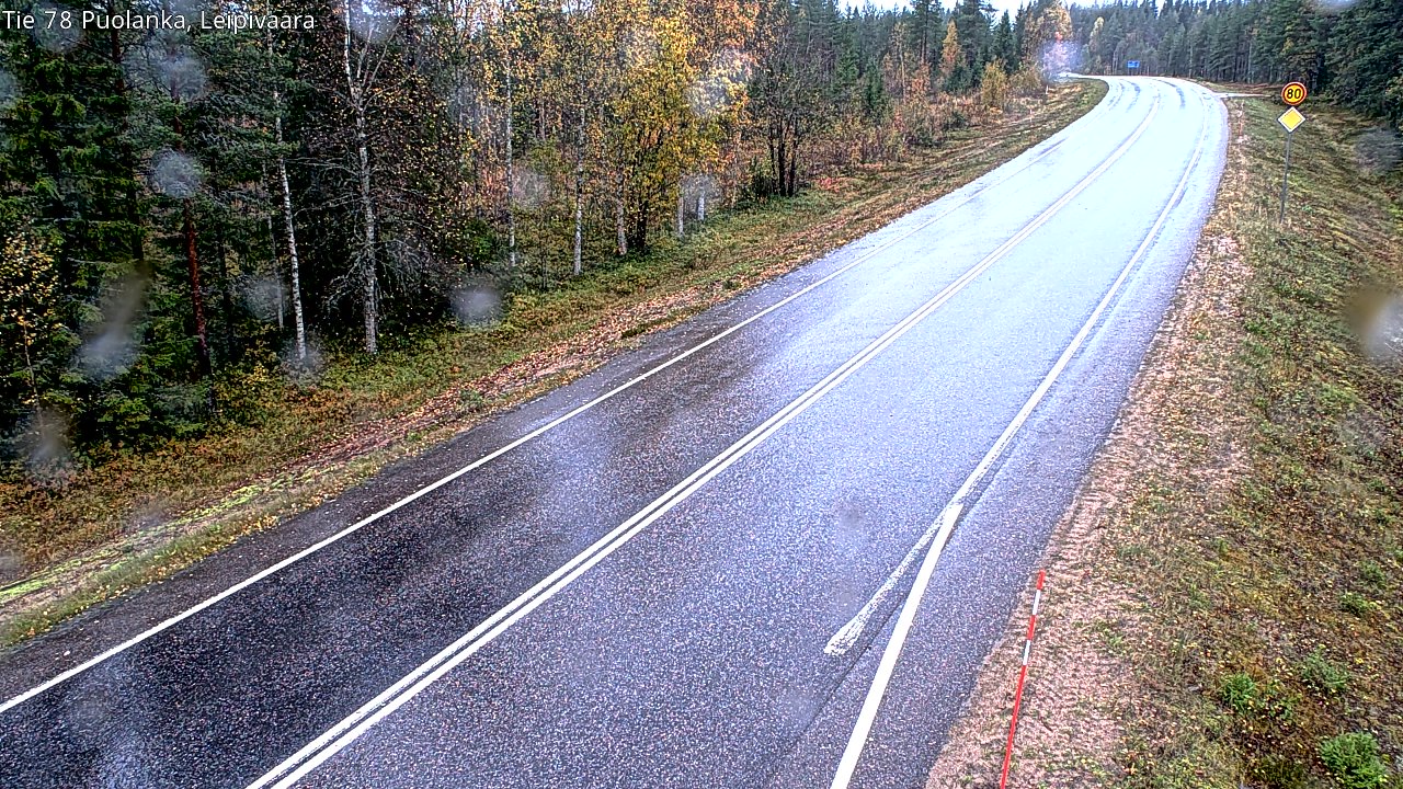 Weather Camera Image Road 78 Puolanka, Leipivaara, Puolanka, Kainuu