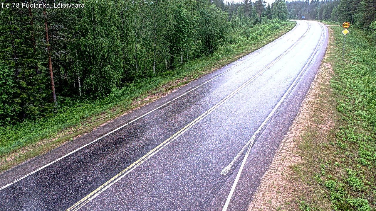 Kelikamerat Kuva Tie 78 Puolanka, Leipivaara, Puolanka, Kainuu