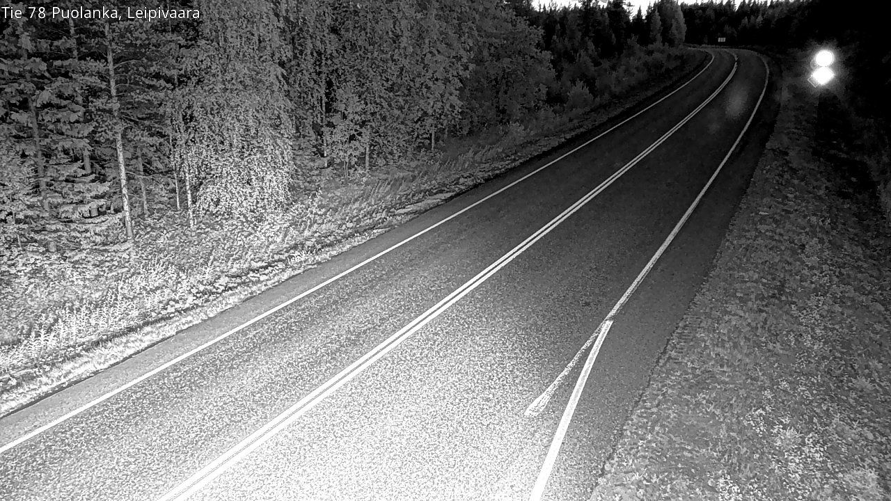 Weather Camera Image Road 78 Puolanka, Leipivaara, Puolanka, Kainuu