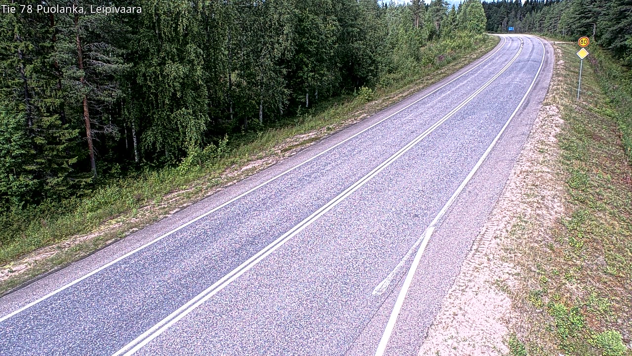 Kelikamerat Kuva Tie 78 Puolanka, Leipivaara, Puolanka, Kainuu