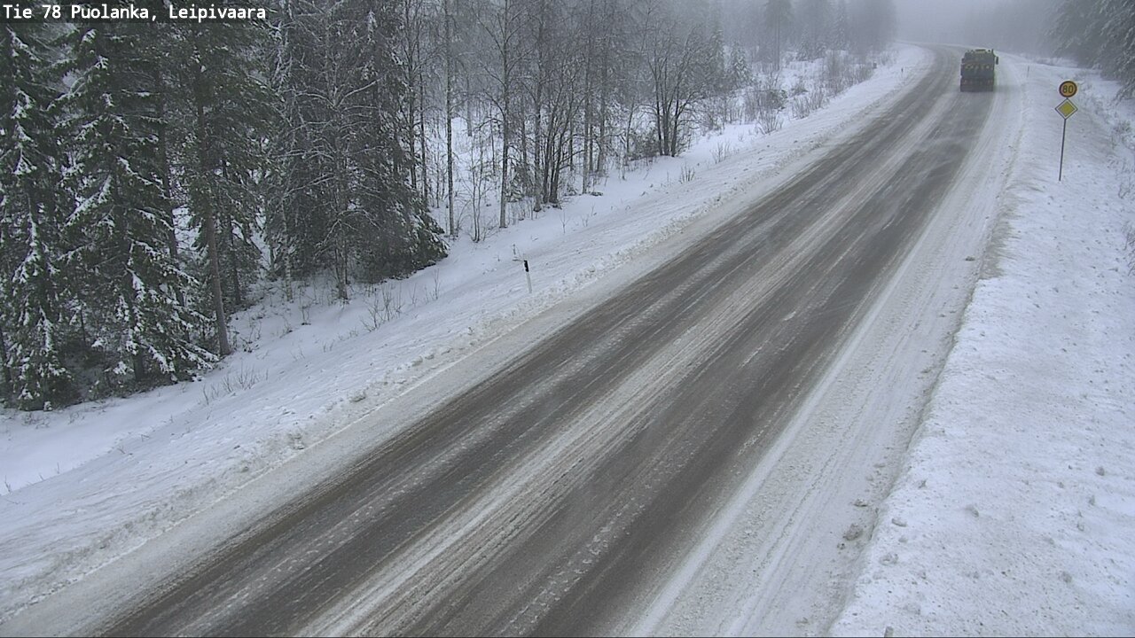 Weather Camera Image Road 78 Puolanka, Leipivaara, Puolanka, Kainuu