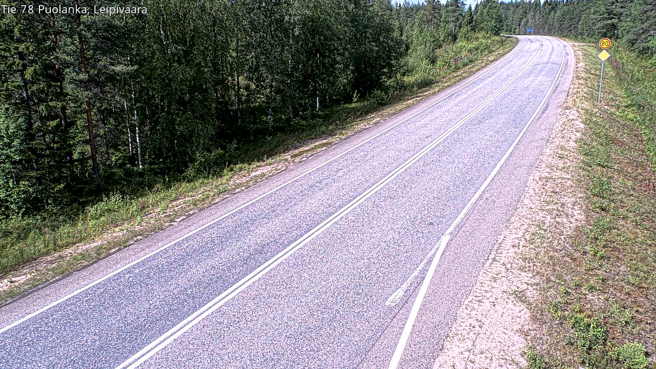 Kelikamerat Kuva Tie 78 Puolanka, Leipivaara, Puolanka, Kainuu