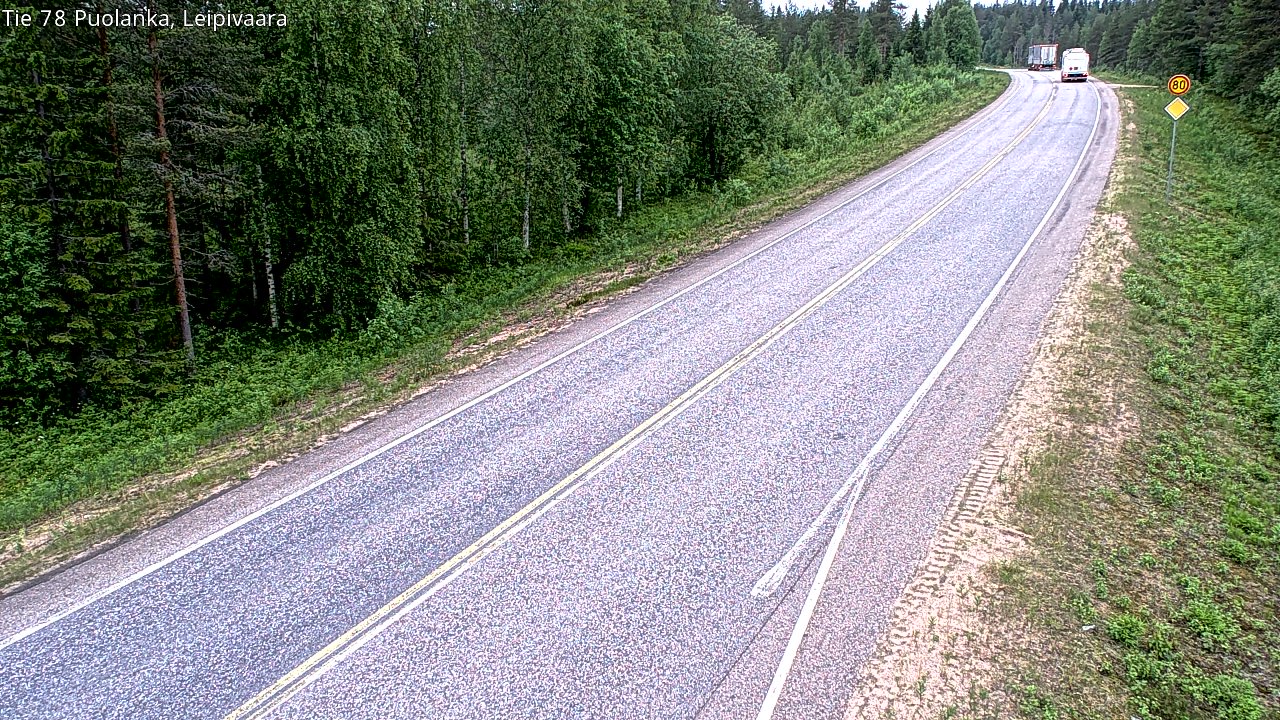 Kelikamerat Kuva Tie 78 Puolanka, Leipivaara, Puolanka, Kainuu