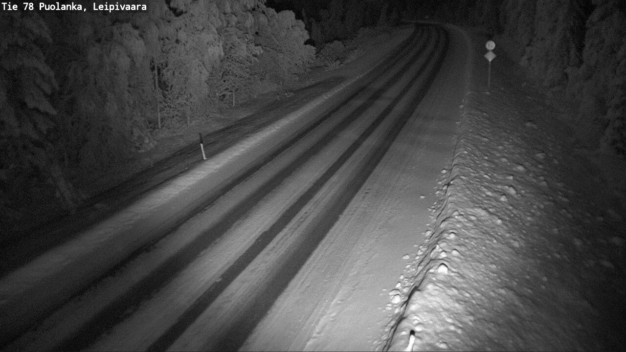 Weather Camera Image Road 78 Puolanka, Leipivaara, Puolanka, Kainuu