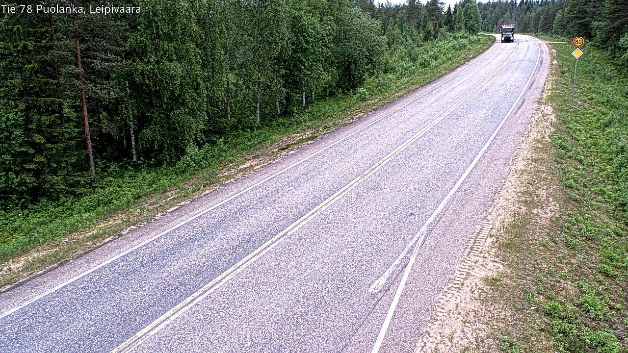 Kelikamerat Kuva Tie 78 Puolanka, Leipivaara, Puolanka, Kainuu