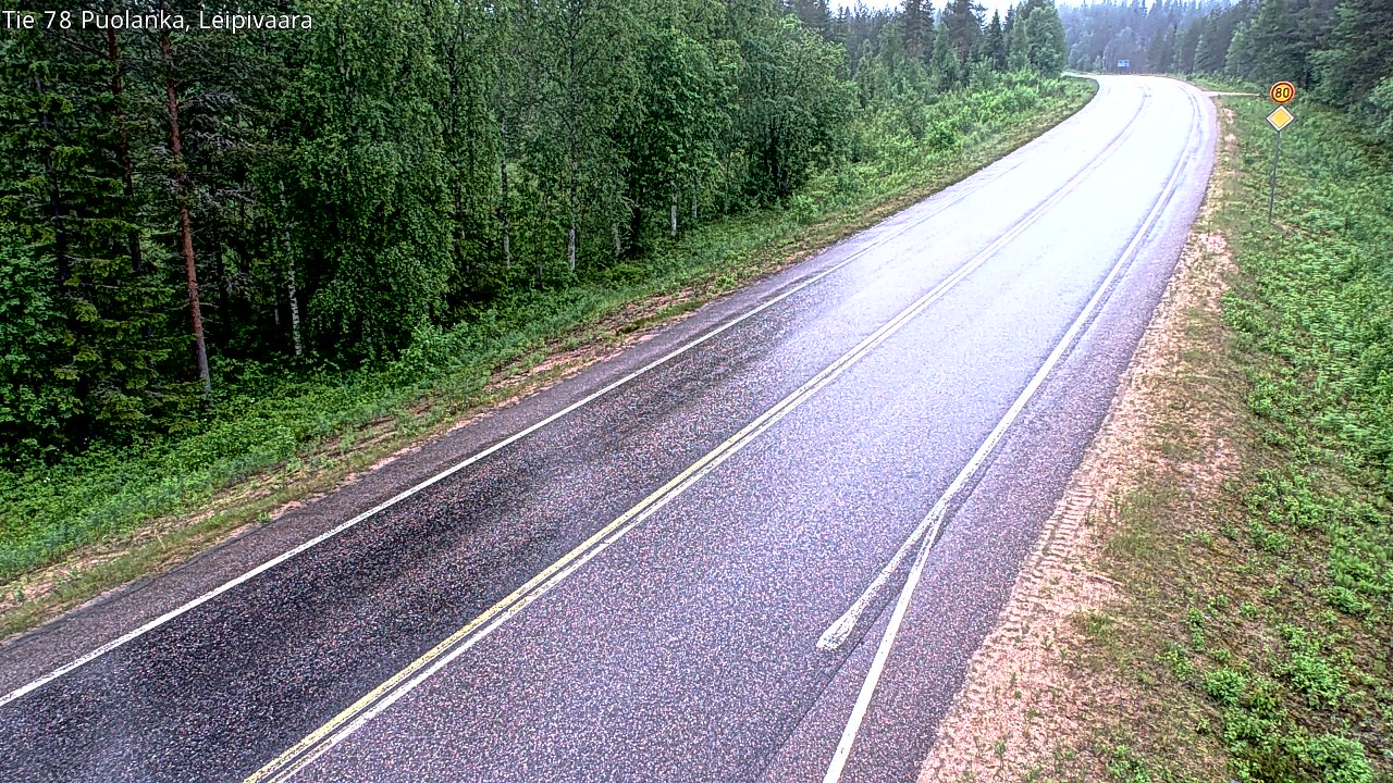 Kelikamerat Kuva Tie 78 Puolanka, Leipivaara, Puolanka, Kainuu