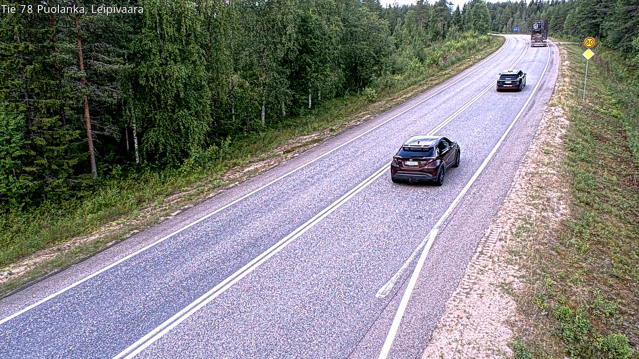 Kelikamerat Kuva Tie 78 Puolanka, Leipivaara, Puolanka, Kainuu