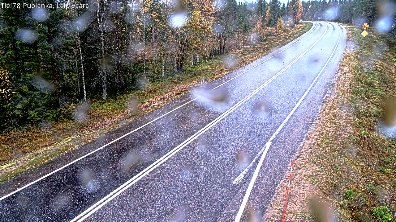 Weather Camera Image Road 78 Puolanka, Leipivaara, Puolanka, Kainuu