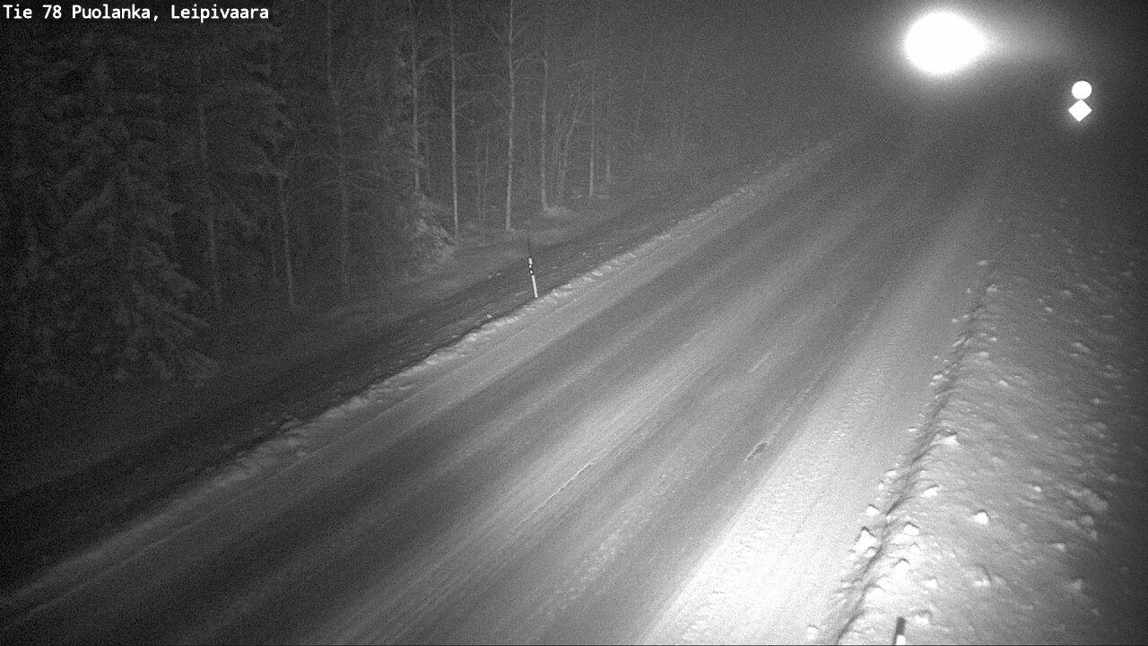 Weather Camera Image Road 78 Puolanka, Leipivaara, Puolanka, Kainuu